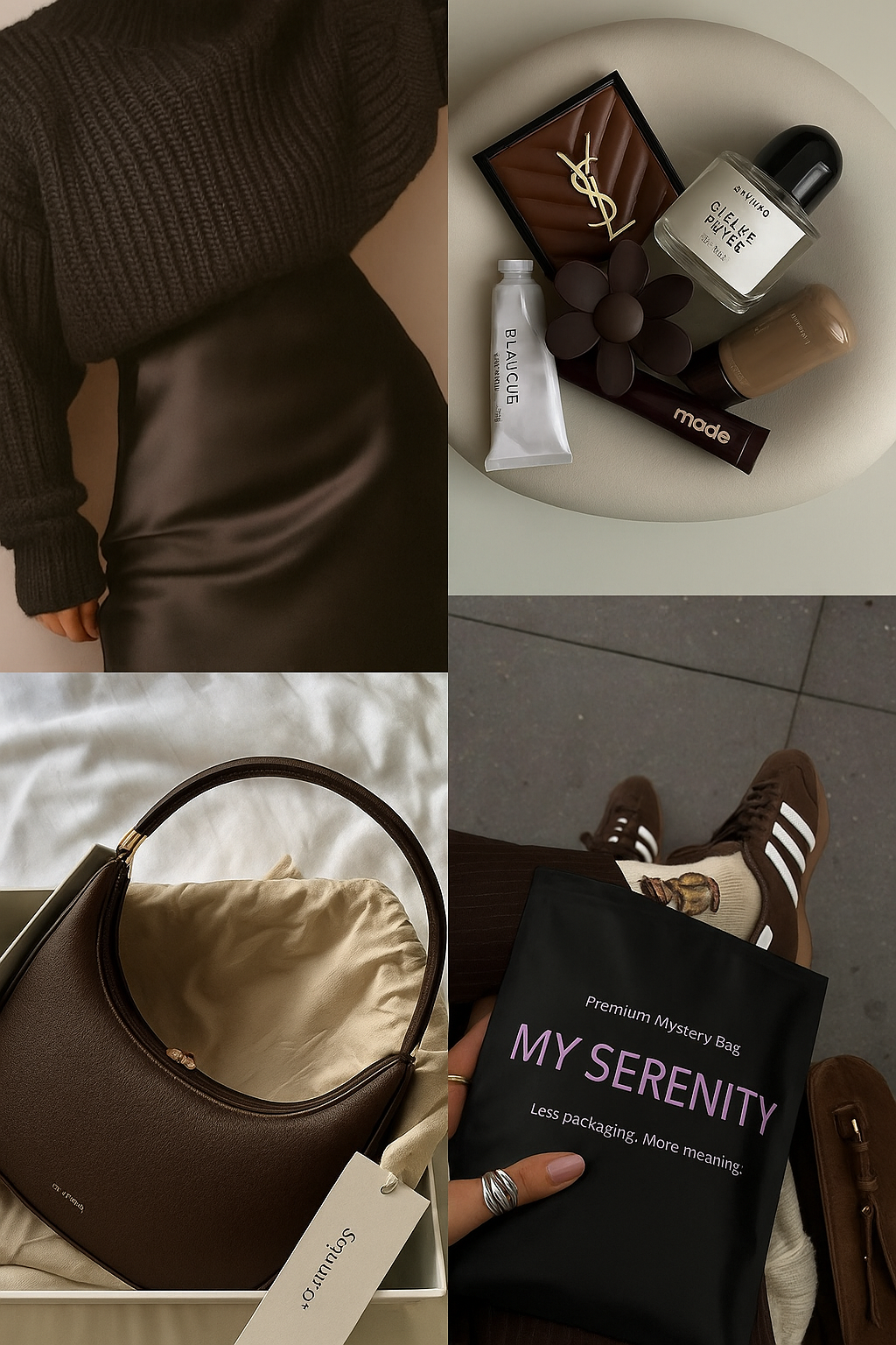 Модни находки в плик. Модни дрехи на скъпи брандове. пакет Basic Bag Mystery Bag